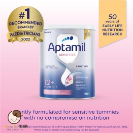 Sữa Aptamil Sensitive Toddler 12+ Úc 900G ( từ 1 tuổi)