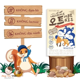 Sữa Hạt Ngũ Cốc Dinh Dưỡng Nature Kids - Không chứa sữa bò- Không đậu nành Hàn quốc 