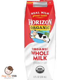 (HỘP) SỮA TƯƠI HORIZON ORGANIC WHOLE MILK 236ML