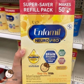 Sữa Enfamil NeuroPro Mỹ Hộp Giấy 890g - Hàng Air