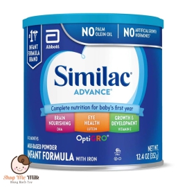 Sữa Similac cho bé từ 0 đến 12 tháng tuổi Similac Advance Infant Formula with Iron 352g