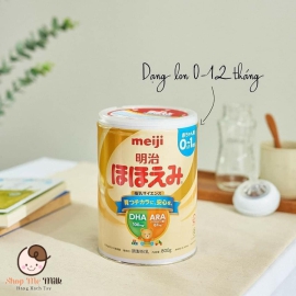 Sữa Meiji số 0 nội địa Nhật 800g cho bé 0-12 tháng 900g